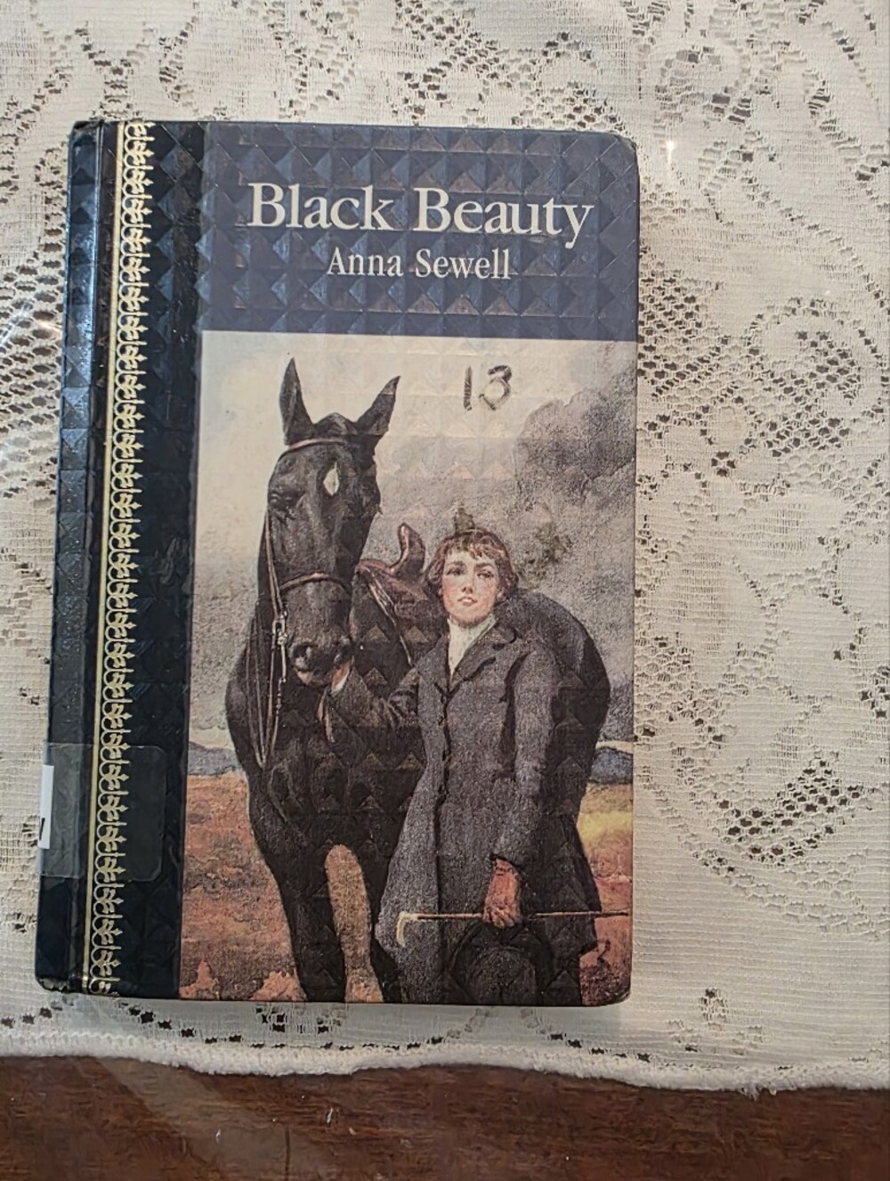 Black Beauty Anna Sewell Collier Junior Classics HC  1986 ex  library